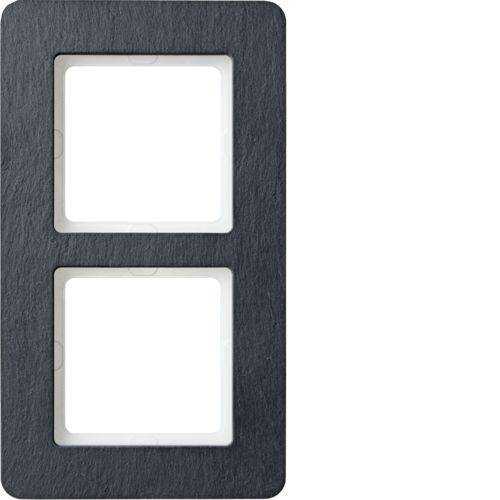 Berker 10126030 Rahmen 2fach, Q.7, Schiefer Mesch Shop Berker 10126030 Rahmen 2fach, Q.7, Schiefer Mesch Shop